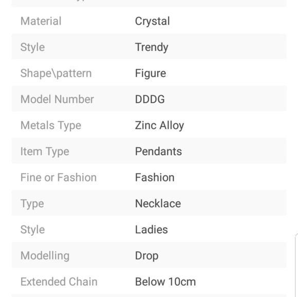 Crystal Ballerina Figurine Long Chain - Picture 3 of 6